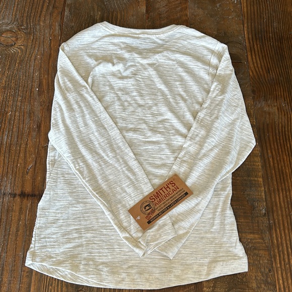 Smith’s American Light Heather Grey Boys Size 8 Shirt NWT - Picture 5 of 5